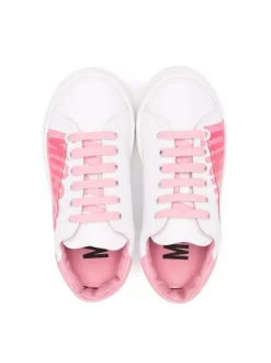 ( Nouvelle Collection ) Moschino Kids Baskets à Logo Imprimé BIANCO 7 ( Nouvelle Collection ) Moschino Kids Baskets à Logo Imprimé BIANCO -Moschino Kids Soldes Boutique 18164189 38694786 600