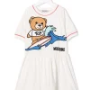 ( Nouvelle Collection ) Moschino Kids Robe évasée à Manches Courtes Enfant 1 ( Nouvelle Collection ) Moschino Kids Robe évasée à Manches Courtes Enfant -Moschino Kids Soldes Boutique 18180052 38937425 600