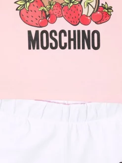 ( Nouvelle Collection ) Moschino Kids Ensemble Short-haut Imprimé à Volants Enfant -Moschino Kids Soldes Boutique 18188697 38668433 600