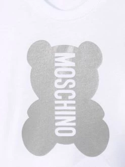 ( Nouvelle Collection ) Moschino Kids Haut à Logo Imprimé 10101 WHITE 7 ( Nouvelle Collection ) Moschino Kids Haut à Logo Imprimé 10101 WHITE -Moschino Kids Soldes Boutique 18191614 38854945 600