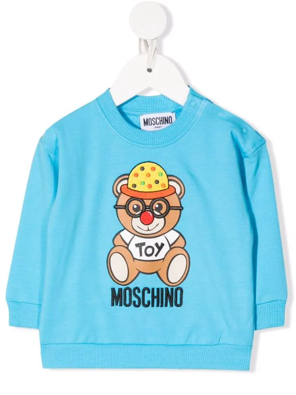 ( Nouvelle Collection ) Moschino Kids Sweat à Imprimé Teddy Bear Enfant 3 ( Nouvelle Collection ) Moschino Kids Sweat à Imprimé Teddy Bear Enfant