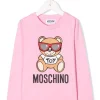 ( Nouvelle Collection ) Moschino Kids T-shirt à Imprimé Teddy Bear 50206 PINK 2 ( Nouvelle Collection ) Moschino Kids T-shirt à Imprimé Teddy Bear 50206 PINK -Moschino Kids Soldes Boutique 18193451 38861801 600