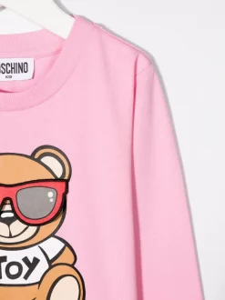( Nouvelle Collection ) Moschino Kids T-shirt à Imprimé Teddy Bear 50206 PINK 7 ( Nouvelle Collection ) Moschino Kids T-shirt à Imprimé Teddy Bear 50206 PINK -Moschino Kids Soldes Boutique 18193451 38861805 600