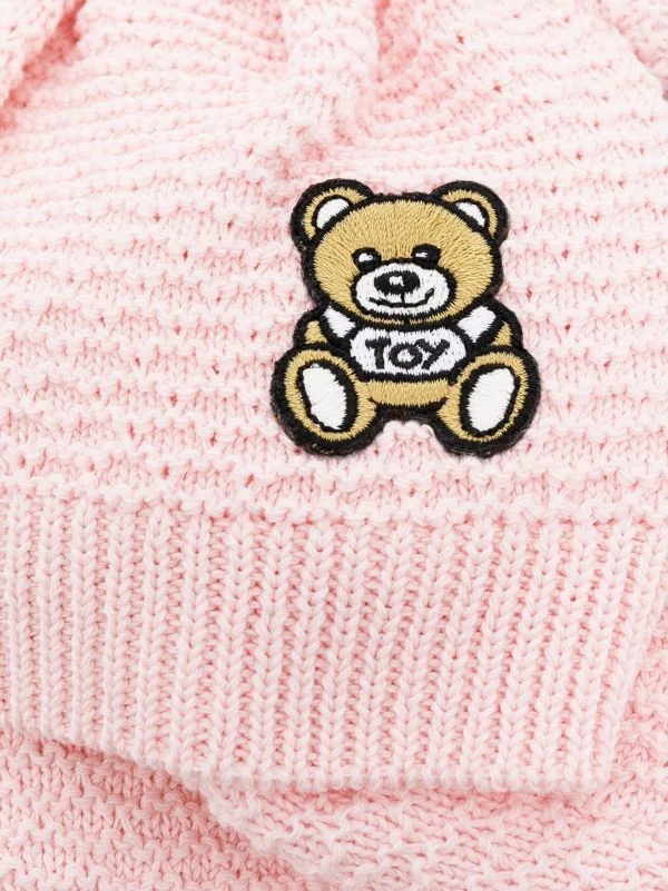 ( Nouvelle Collection ) Moschino Kids Lot De Chaussettes Et Bonnet à Motif Teddy Bear Enfant 4 ( Nouvelle Collection ) Moschino Kids Lot De Chaussettes Et Bonnet à Motif Teddy Bear Enfant – Image 2