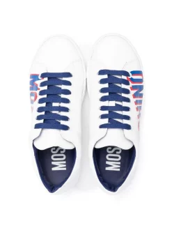 Moschino Kids Baskets à Logo Imprimé Enfant -Moschino Kids Soldes Boutique 18197367 39086019 600