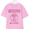 ( Nouvelle Collection ) Moschino Kids T-shirt à Logo Imprimé Enfant 2 ( Nouvelle Collection ) Moschino Kids T-shirt à Logo Imprimé Enfant -Moschino Kids Soldes Boutique 18200720 39024826 600