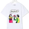 ( Nouvelle Collection ) Moschino Kids 10101 BIANCO OTTICO T-shirt à Logo Imprimé Enfant 1 ( Nouvelle Collection ) Moschino Kids 10101 BIANCO OTTICO T-shirt à Logo Imprimé Enfant -Moschino Kids Soldes Boutique 18200721 39025280 600