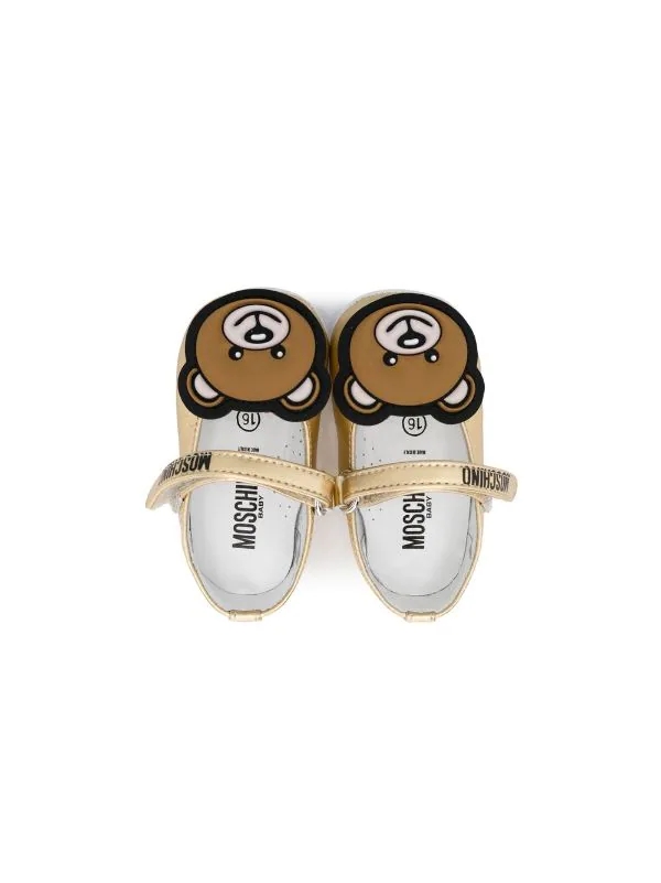 ( Nouvelle Collection ) Moschino Kids LAMINATO Ballerines à Motif Toy Bear Enfant 5 ( Nouvelle Collection ) Moschino Kids LAMINATO Ballerines à Motif Toy Bear Enfant – Image 3