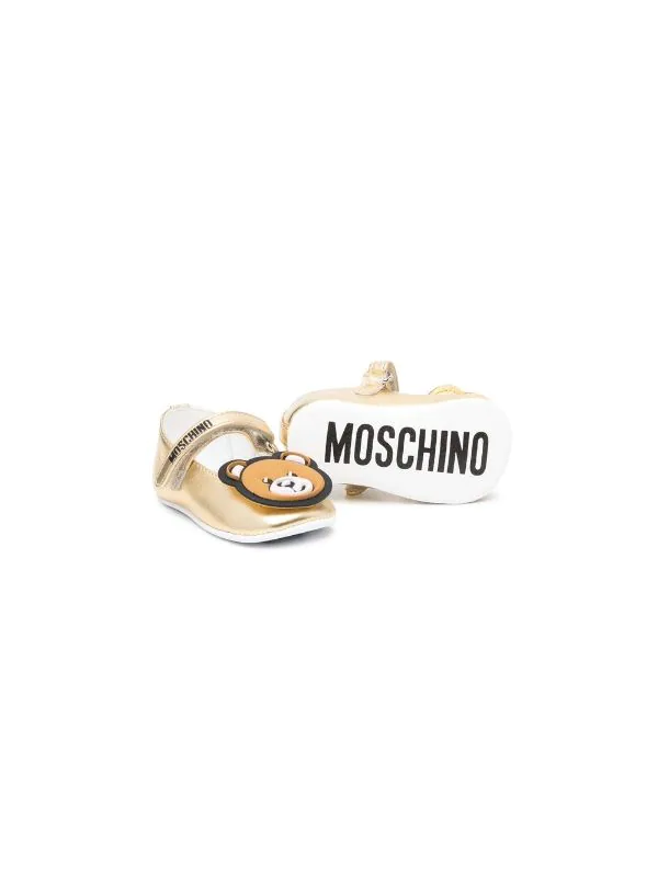 ( Nouvelle Collection ) Moschino Kids LAMINATO Ballerines à Motif Toy Bear Enfant 4 ( Nouvelle Collection ) Moschino Kids LAMINATO Ballerines à Motif Toy Bear Enfant – Image 2
