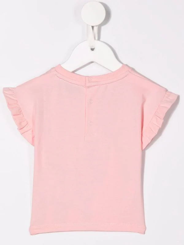 ( Nouvelle Collection ) Moschino Kids 50209 SUGAR ROSE T-shirt à Motif Teddy Enfant 4 ( Nouvelle Collection ) Moschino Kids 50209 SUGAR ROSE T-shirt à Motif Teddy Enfant – Image 2