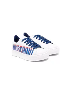 ( Nouvelle Collection ) Moschino Kids Baskets à Logo Imprimé Enfant