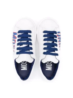 ( Nouvelle Collection ) Moschino Kids Baskets à Logo Imprimé Enfant -Moschino Kids Soldes Boutique 18212038 38748947 600