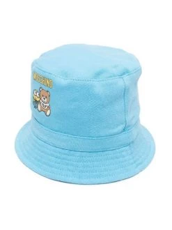 ( Nouvelle Collection ) Moschino Kids Bob à Imprimé Teddy Bear 41008 BLUE