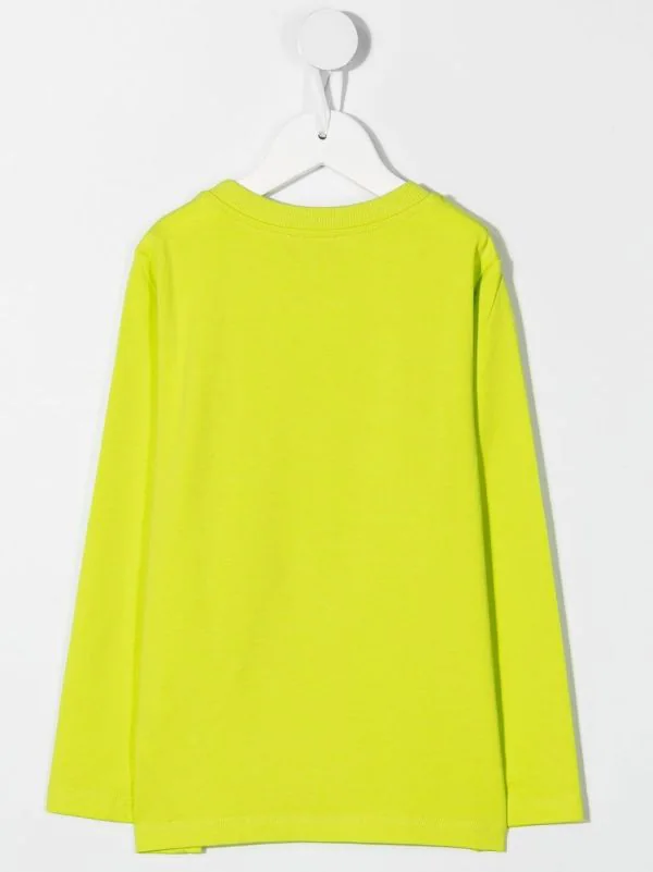 ( Nouvelle Collection ) Moschino Kids 30125 GREEN T-shirt à Logo Imprimé Enfant 4 ( Nouvelle Collection ) Moschino Kids 30125 GREEN T-shirt à Logo Imprimé Enfant – Image 2