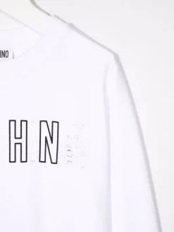 ( Nouvelle Collection ) Moschino Kids Sweat à Encolure Ras Du Cou Enfant -Moschino Kids Soldes Boutique 18219047 38797516 600