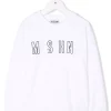 ( Nouvelle Collection ) Moschino Kids Sweat à Encolure Ras Du Cou Enfant -Moschino Kids Soldes Boutique 18219047 38798166 600