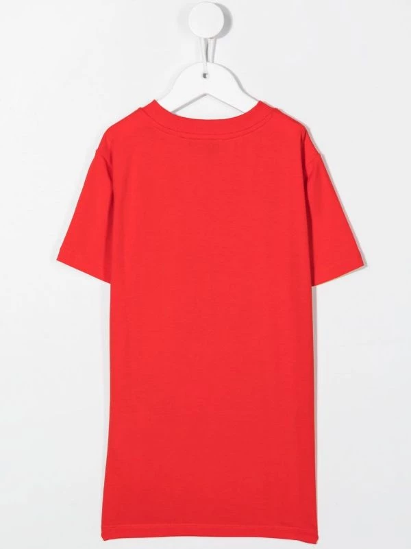 ( Nouvelle Collection ) Moschino Kids 50109 POPPY RED T-shirt à Imprimé Double Question Mark Enfant 3 ( Nouvelle Collection ) Moschino Kids 50109 POPPY RED T-shirt à Imprimé Double Question Mark Enfant – Image 2