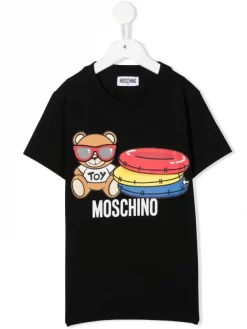 Moschino Kids Soldes Boutique 9 ( Nouvelle Collection ) Moschino Kids T-shirt à Motif Teddy Bear Enfant