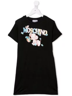 ( Nouvelle Collection ) Moschino Kids Robe à Logo Imprimé Enfant