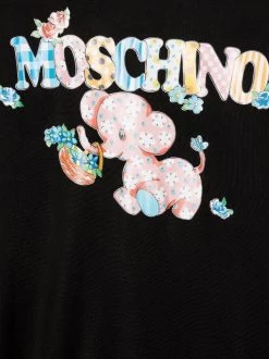 ( Nouvelle Collection ) Moschino Kids Robe à Logo Imprimé Enfant -Moschino Kids Soldes Boutique 18226397 38839930 600