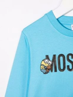 ( Nouvelle Collection ) Moschino Kids Sweat à Motif Minions Enfant -Moschino Kids Soldes Boutique 18230666 38889623 600