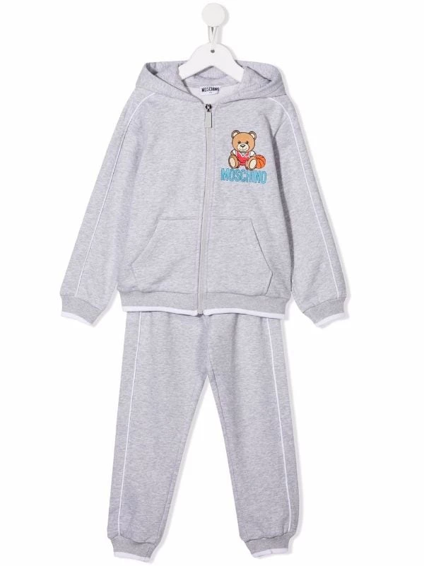 ( Nouvelle Collection ) Moschino Kids 60926 - Grigio Survêtement à Imprimé Teddy Enfant 3 ( Nouvelle Collection ) Moschino Kids 60926 - Grigio Survêtement à Imprimé Teddy Enfant