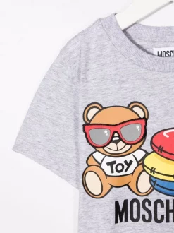 ( Nouvelle Collection ) Moschino Kids 60926 - Grigio T-shirt à Logo Imprimé Enfant 7 ( Nouvelle Collection ) Moschino Kids 60926 - Grigio T-shirt à Logo Imprimé Enfant -Moschino Kids Soldes Boutique 18230673 38871011 600