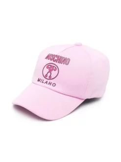 ( Nouvelle Collection ) Moschino Kids 50200 - Viola Casquette à Logo Imprimé Enfant