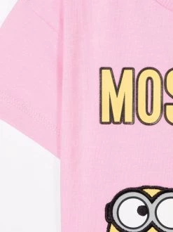 ( Nouvelle Collection ) Moschino Kids T-shirt à Motif Teddy Bear 50206 - Rosa -Moschino Kids Soldes Boutique 18230680 38869984 600