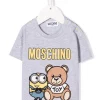 ( Nouvelle Collection ) Moschino Kids X Minions T-shirt à Logo Imprimé 60926 - Grigio 2 ( Nouvelle Collection ) Moschino Kids X Minions T-shirt à Logo Imprimé 60926 - Grigio -Moschino Kids Soldes Boutique 18230682 38897341 600