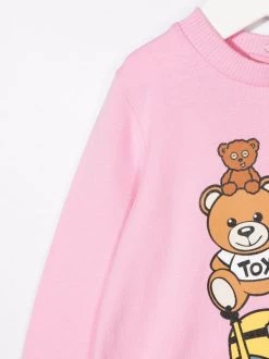 ( Nouvelle Collection ) Moschino Kids Trousseau De Naissance à Motif Teddy Bear 50206 - Rosa 9 ( Nouvelle Collection ) Moschino Kids Trousseau De Naissance à Motif Teddy Bear 50206 - Rosa -Moschino Kids Soldes Boutique 18230683 38873151 600
