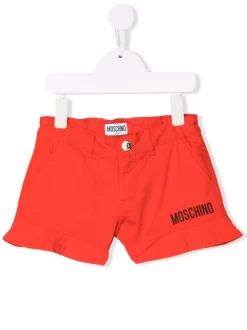 ( Nouvelle Collection ) Moschino Kids Short à Logo Imprimé Enfant