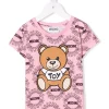 ( Nouvelle Collection ) Moschino Kids T-shirt à Logo Imprimé 83394 PINK 2 ( Nouvelle Collection ) Moschino Kids T-shirt à Logo Imprimé 83394 PINK -Moschino Kids Soldes Boutique 18231727 38894505 600
