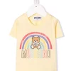 ( Nouvelle Collection ) Moschino Kids T-shirt à Logo Imprimé Enfant -Moschino Kids Soldes Boutique 18232233 38892785 600