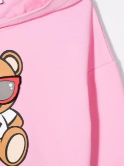 ( Nouvelle Collection ) Moschino Kids Sweat à Imprimé Teddy Bear Enfant -Moschino Kids Soldes Boutique 18232235 38890932 600