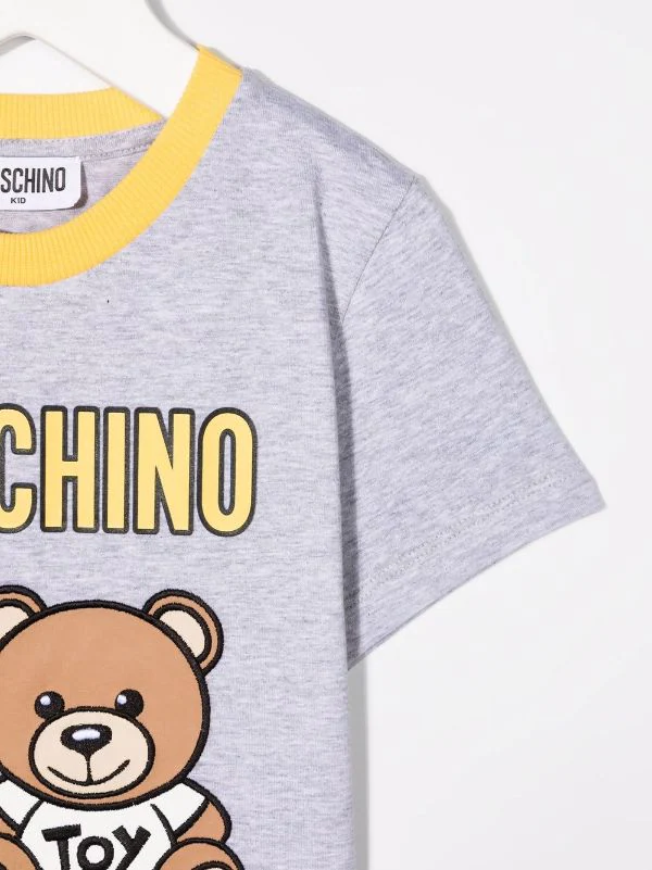 ( Nouvelle Collection ) Moschino Kids Teddy Bear X Minion T-shirt à Imprimé Graphique 60926 Grigio 5 ( Nouvelle Collection ) Moschino Kids Teddy Bear X Minion T-shirt à Imprimé Graphique 60926 Grigio – Image 3