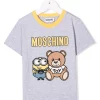 ( Nouvelle Collection ) Moschino Kids Teddy Bear X Minion T-shirt à Imprimé Graphique 60926 Grigio 1 ( Nouvelle Collection ) Moschino Kids Teddy Bear X Minion T-shirt à Imprimé Graphique 60926 Grigio -Moschino Kids Soldes Boutique 18232236 38891076 600