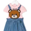 ( Nouvelle Collection ) Moschino Kids 50209 - Rosa Combinaison à Motif Teddy Bear Enfant 1 ( Nouvelle Collection ) Moschino Kids 50209 - Rosa Combinaison à Motif Teddy Bear Enfant -Moschino Kids Soldes Boutique 18232242 38868521 600