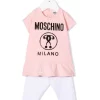 ( Nouvelle Collection ) Moschino Kids 50209 - Rosa Ensemble Haut-pantalon à Logo Imprimé Enfant 1 ( Nouvelle Collection ) Moschino Kids 50209 - Rosa Ensemble Haut-pantalon à Logo Imprimé Enfant -Moschino Kids Soldes Boutique 18232247 38891315 600