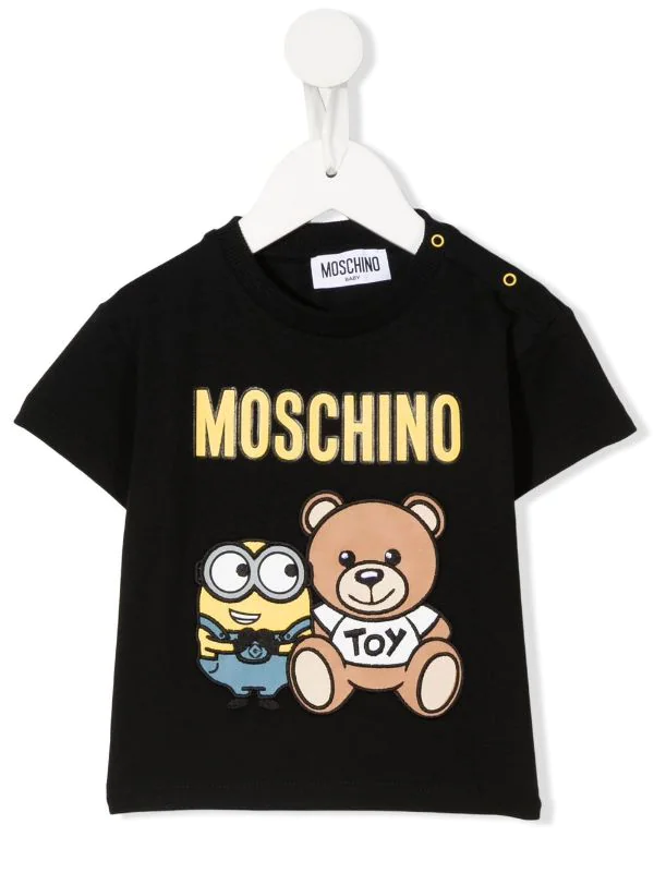 ( Nouvelle Collection ) Moschino Kids X Minions T-shirt à Logo Imprimé Enfant 3 ( Nouvelle Collection ) Moschino Kids X Minions T-shirt à Logo Imprimé Enfant