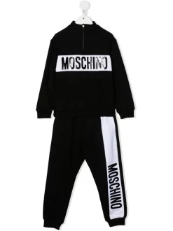 ( Nouvelle Collection ) Moschino Kids Survêtement à Logo Imprimé Enfant