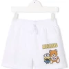 ( Nouvelle Collection ) Moschino Kids Short De Bain à Imprimé Minion 10101 WHITE -Moschino Kids Soldes Boutique 18236759 38887246 600