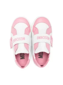 ( Nouvelle Collection ) Moschino Kids Baskets Bicolores En Cuir Enfant -Moschino Kids Soldes Boutique 18239469 39282911 600