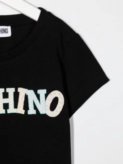 ( Nouvelle Collection ) Moschino Kids T-shirt à Logo Imprimé 60100 NERO BLACK 7 ( Nouvelle Collection ) Moschino Kids T-shirt à Logo Imprimé 60100 NERO BLACK -Moschino Kids Soldes Boutique 18239589 39800574 600