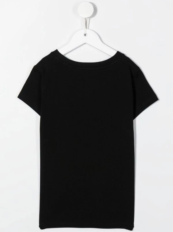 ( Nouvelle Collection ) Moschino Kids T-shirt à Logo Imprimé 60100 NERO BLACK 4 ( Nouvelle Collection ) Moschino Kids T-shirt à Logo Imprimé 60100 NERO BLACK – Image 2