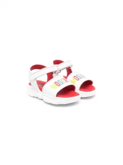 ( Nouvelle Collection ) Moschino Kids Sandales à Attache Scratch Enfant