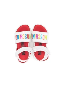 ( Nouvelle Collection ) Moschino Kids Sandales à Attache Scratch Enfant -Moschino Kids Soldes Boutique 18251626 39311389 600