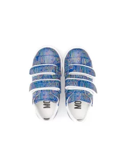 ( Nouvelle Collection ) Moschino Kids Baskets à Logo Imprimé Enfant -Moschino Kids Soldes Boutique 18252708 39033716 600