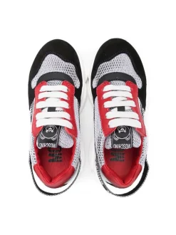 ( Nouvelle Collection ) Moschino Kids Baskets à Logo Imprimé MK316 - Nero 7 ( Nouvelle Collection ) Moschino Kids Baskets à Logo Imprimé MK316 - Nero -Moschino Kids Soldes Boutique 18252714 39031997 600