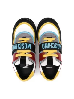 ( Nouvelle Collection ) Moschino Kids Baskets à Design Colour Block MK121 - Multicolore -Moschino Kids Soldes Boutique 18252716 39026862 600